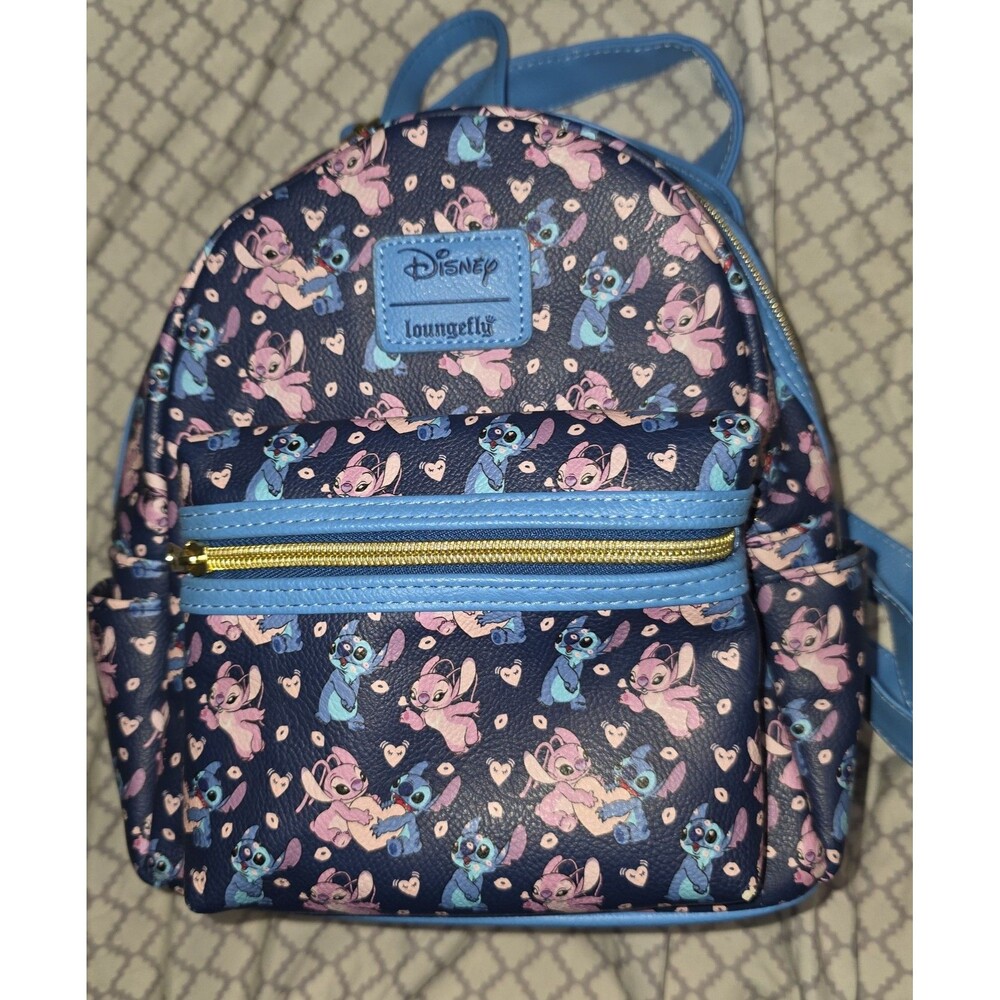 Loungefly Disney Lilo and stitch mini backpack purse bag tote bookbag!